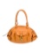 Salvatore Ferragamo Orange Leather Zip Shldr Bag