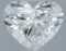Gia Certified Heart Cut .50ct Vvs1 Diamond