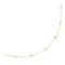 14k Gold Round .24ct Diamonds Stations Necklace