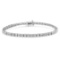 Elegant 3.00ct Diamond 2-row Link Bracelet