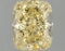 Fancy Yellow Cushion Cut 1.30ct Vs1 Lab Diamond