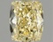 Fancy Yellow Cushion Cut 1.56ct Vvs2 Lab Diamond