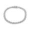 Elegant 1.00ct Diamond Spiral Wave Link Bracelet