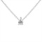 14k Gold Pear .11ct Diamond Solitaire Necklace