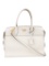 Prada Neut Saffiano Lux Leather Zip Top Hdl Bag