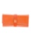 Prada Metal Papaya Saffiano Metal Leather Clutch