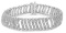 Round 5.05ct Diamond S-link Silver Bracelet