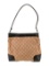 Gucci Vintage Gg Brown Canvas Snap Shoulder Bag