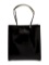 Salvatore Ferragamo Blk Leather Clasp Evening Bag