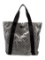 Gucci Neut Gg Crystal Leather Trim Grosgrain Tote