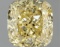 Fancy Yellow Cushion Cut 1.08ct Vs1 Lab Diamond