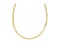 14k Gold Braided Herringbone Chain Necklace 16