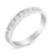 Igi Certified 18k Gold .50ct Diamond Channel Band
