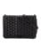 Rebecca Minkoff Black Leather Tonal Hdw Hdl Bag