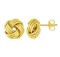 14k Gold Love Knot Post Earrings