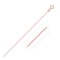 14k Rose Gold Diamond-cut Round Wheat Chain 0.6mm