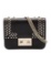 Furla Black Leather Gold-tone Hdw Snap Shldr Bag