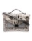Loeffler Randall Grey & Neut Leather Shoulder Bag