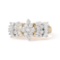 10k Gold 1.00ct Diamond Starburst Ring