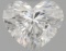 Gia Certified Heart Cut .51ct Vvs2 Diamond