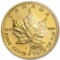 1999 Ca .1oz Gold Maple Leaf Bu 20 Years Ans Privy