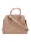 Kate Spade Neut Leather Zip & Clasp Top Hdl Bag