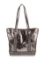 Brighton Brown Patent Leather Colorblock Zip Tote