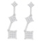 14k Gold Princess-cut 1.00ct Diamond Earrings