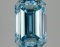 Fancy Blue Emerald Cut 5.01ct Vs1 Lab Diamond