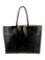 Tory Burch Blk Leather Pull-through Cls Tote