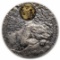 2023 2oz Silver Wildlife In Moonlight - Brown Bear