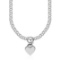 Sterling Silver Rolo Chain With Heart Toggle Charm