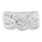 14k Gold 1.00ct Diamond Interweaving Ring