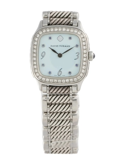 David Yurman Thoroughbred Blue Dial Women's 27mm