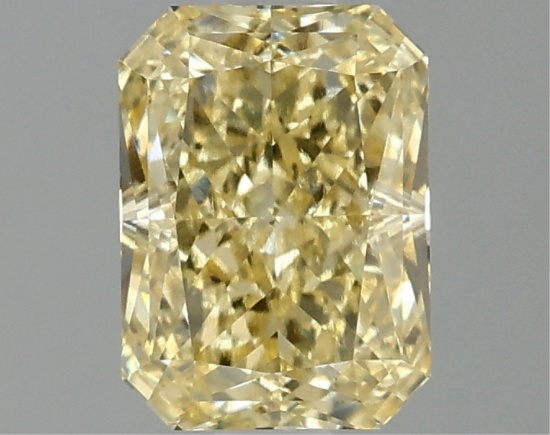 Fancy Yellow Radiant Cut 1.56ct Vs1 Lab Diamond