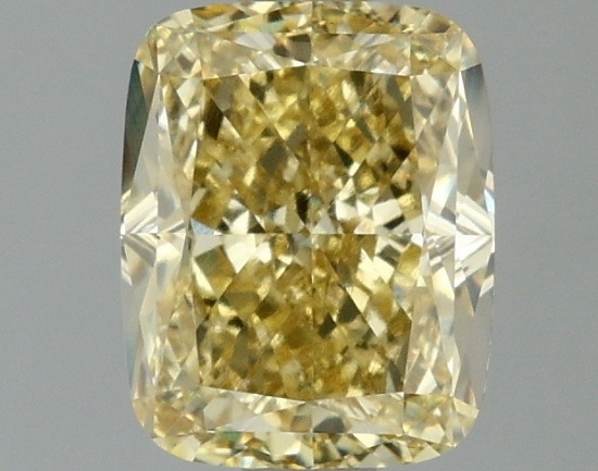 Fancy Yellow Cushion Cut 1.59ct Vs1 Lab Diamond