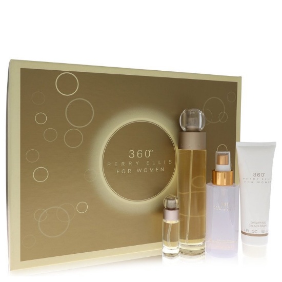 Perry Ellis 360 Women's Set - Sprays + Mist + Gel