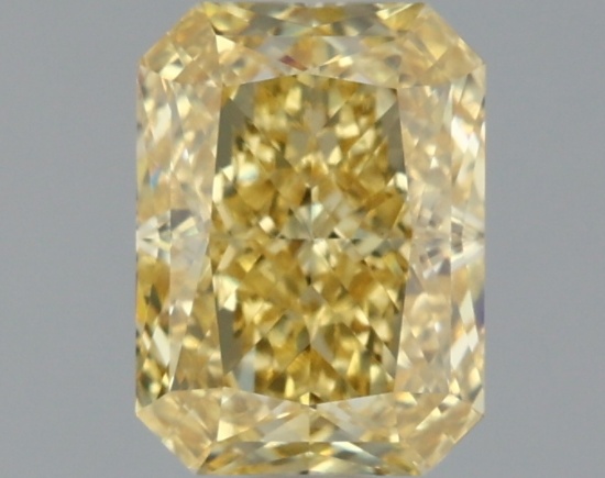 Fancy Yellow Radiant Cut 1.56ct Vs1 Lab Diamond