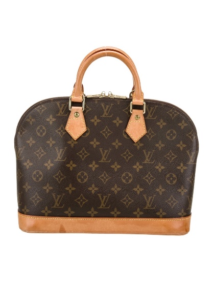 Louis Vuitton Alma Pm Ctd Canvas Top Handle Bag