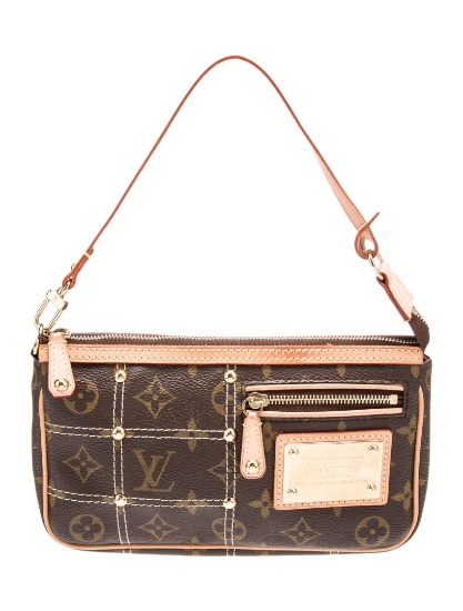 Louis Vuitton Mono Riveting Pochette Vtg Shldr Bag