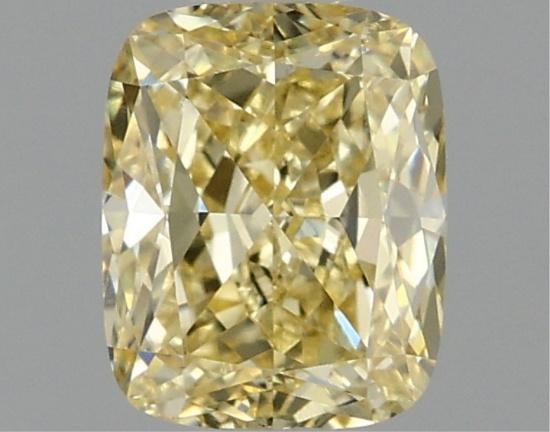 Fancy Yellow Cushion Cut 1.06ct Vs1 Lab Diamond