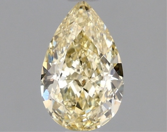 Fancy Yellow Pear Cut 1.08ct Vs1 Lab Diamond