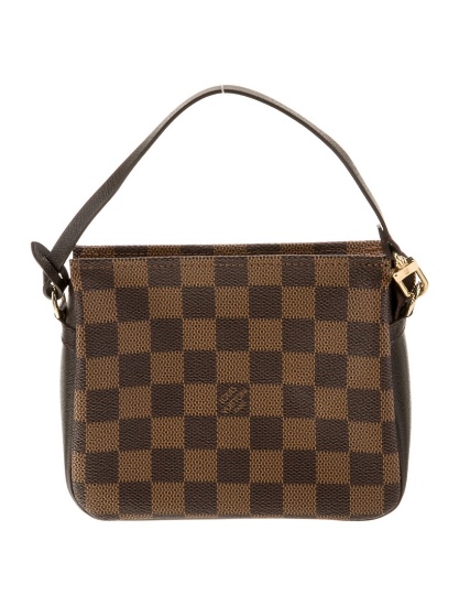 Louis Vuitton Ebene Vtg Brn Brass Hdw Top Hdl Bag