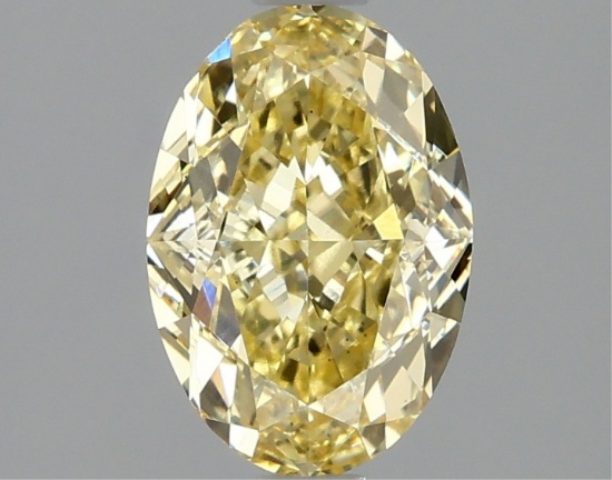 Fancy Yellow Oval Cut 1.59ct Vs1 Lab Diamond