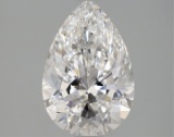 Igi Certified Pear Cut 2.02ct Vvs2 Lab Diamond
