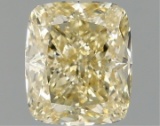 Fancy Yellow Cushion Cut 1.56ct Vs1 Lab Diamond