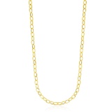 14k Gold Cable Chain Style Polished Necklace