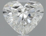 Gia Certified Heart Cut .60ct Si1 Diamond