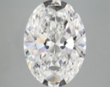 Igi Certified Oval Cut 6.04ct Vvs2 Lab Diamond