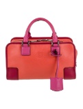 Loewe Amazona 28 Orange Leather Top Hdl Bag